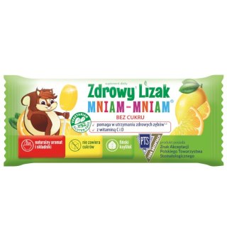 Zdrowy lizak Mniam-Mniam bez cukru cytryna 1 szt. STARPHARMA