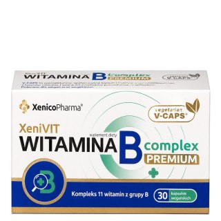 XeniVIT Witamina B Complex Premium, 30 Vcaps. XENICO PHARMA