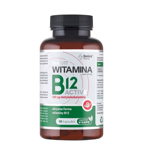 XeniVIT Witamina B12 Active 500mcg, 90 Vcaps. XENICO PHARMA