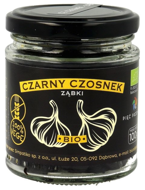 CZARNY CZOSNEK BEZGLUTENOWY BIO 100 g - PIĘĆ PRZEMIAN