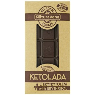 CZEKOLADA GORZKA 60 % KETOLADA 100 g - NATURAVENA