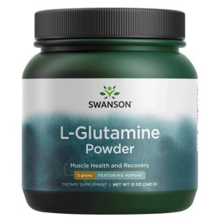SWANSON L-Glutamina w proszku 340g
