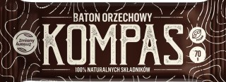 BATON ORZECHOWY KOMPAS BEZGLUTENOWY 70 g - ZMIANY ZMIANY