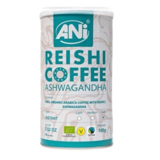 KAWA ROZPUSZCZALNA ARABICA Z REISHI I ASHWAGANDHA BIO 100 g - ANI