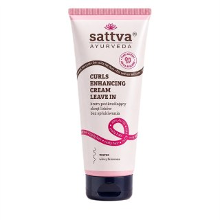 KREM PODKREŚLAJĄCY SKRĘT LOKÓW BEZ SPŁUKIWANIA 200 ml - SATTVA (AYURVEDA)