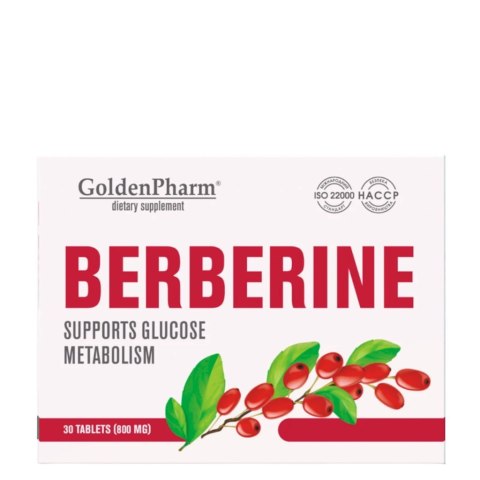 GOLDEN PHARM Berberyna 30 tabletek