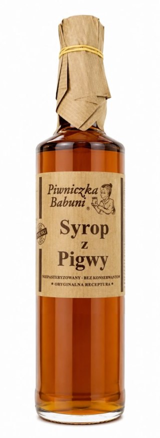 SYROP Z PIGWY PIGWA 500ML PIWNICZKA BABUNI