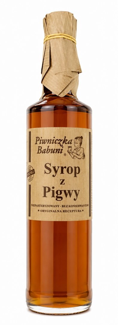 SYROP Z PIGWY PIGWA 500ML PIWNICZKA BABUNI