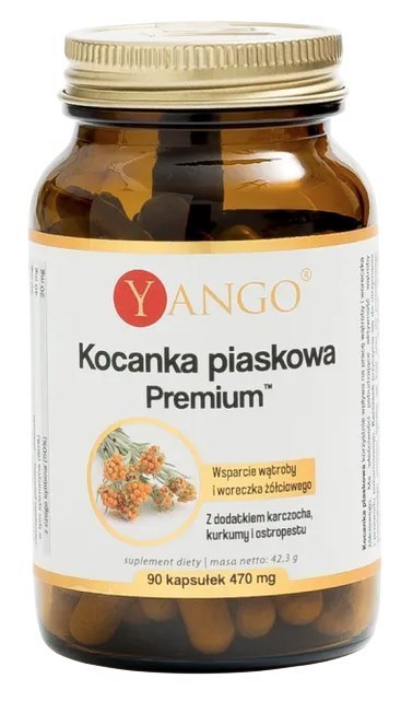 YANGO Kocanka piaskowa Premium - 90 kaps.