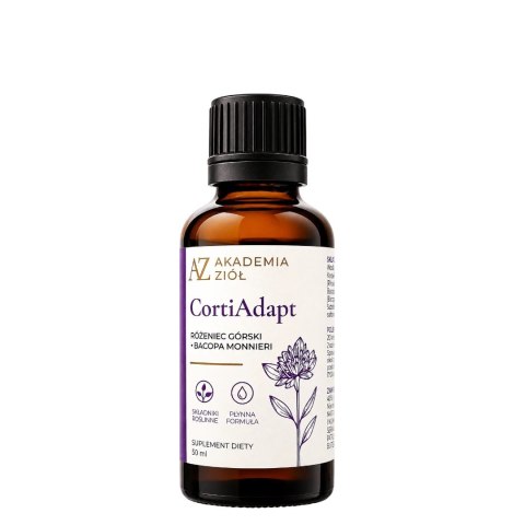 CortiAdapt różeniec górski + bacopa monnieri 50ml AKADEMIA ZIÓŁ