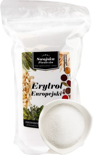 ERYTRYTOL (ERYTROL) EUROPEJSKI 1KG CUKIER NISKOKALORYCZNY SŁODZIK