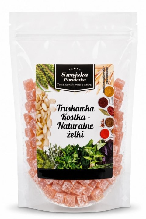 TRUSKAWKA KOSTKA NATURALNE ŻELKI 250g SWOJSKA PIWNICZKA